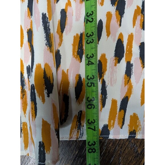 Banana Republic Printed Twist Neck Satin Midi Dress Medium - Picture 10 of 10